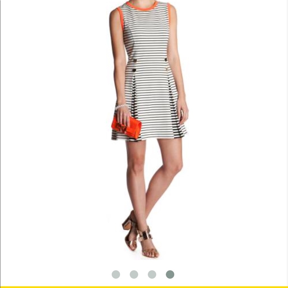 Ted baker Adellee striped skater dress party